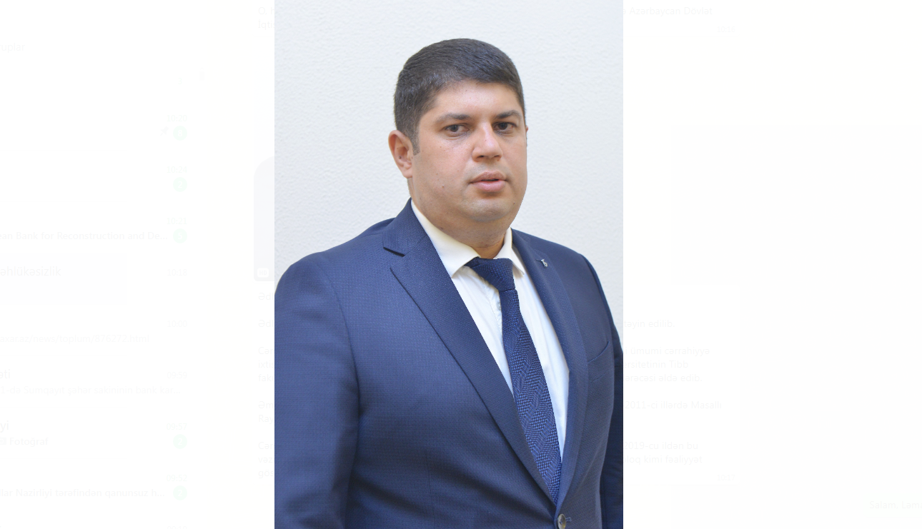 Ədliyyə Nazirliyinin Tibb baş idarəsinə rəis təyin edilib