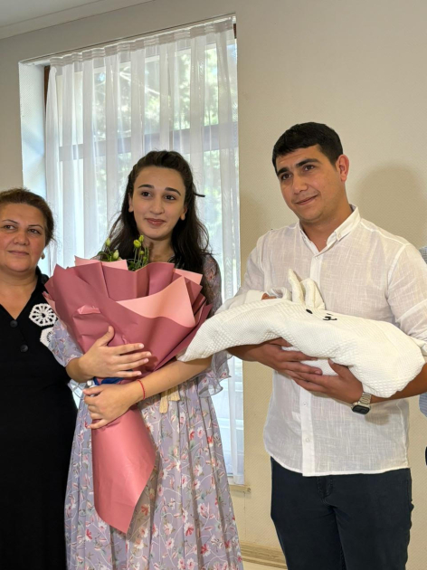 Sus kəndində ilk körpə dünyaya gəlib (FOTO)