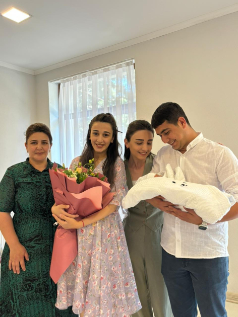 Sus kəndində ilk körpə dünyaya gəlib (FOTO)