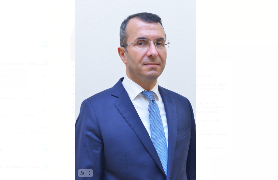 Ədliyyə Nazirliyinin İcra xidmətinə rəis təyin edilib
