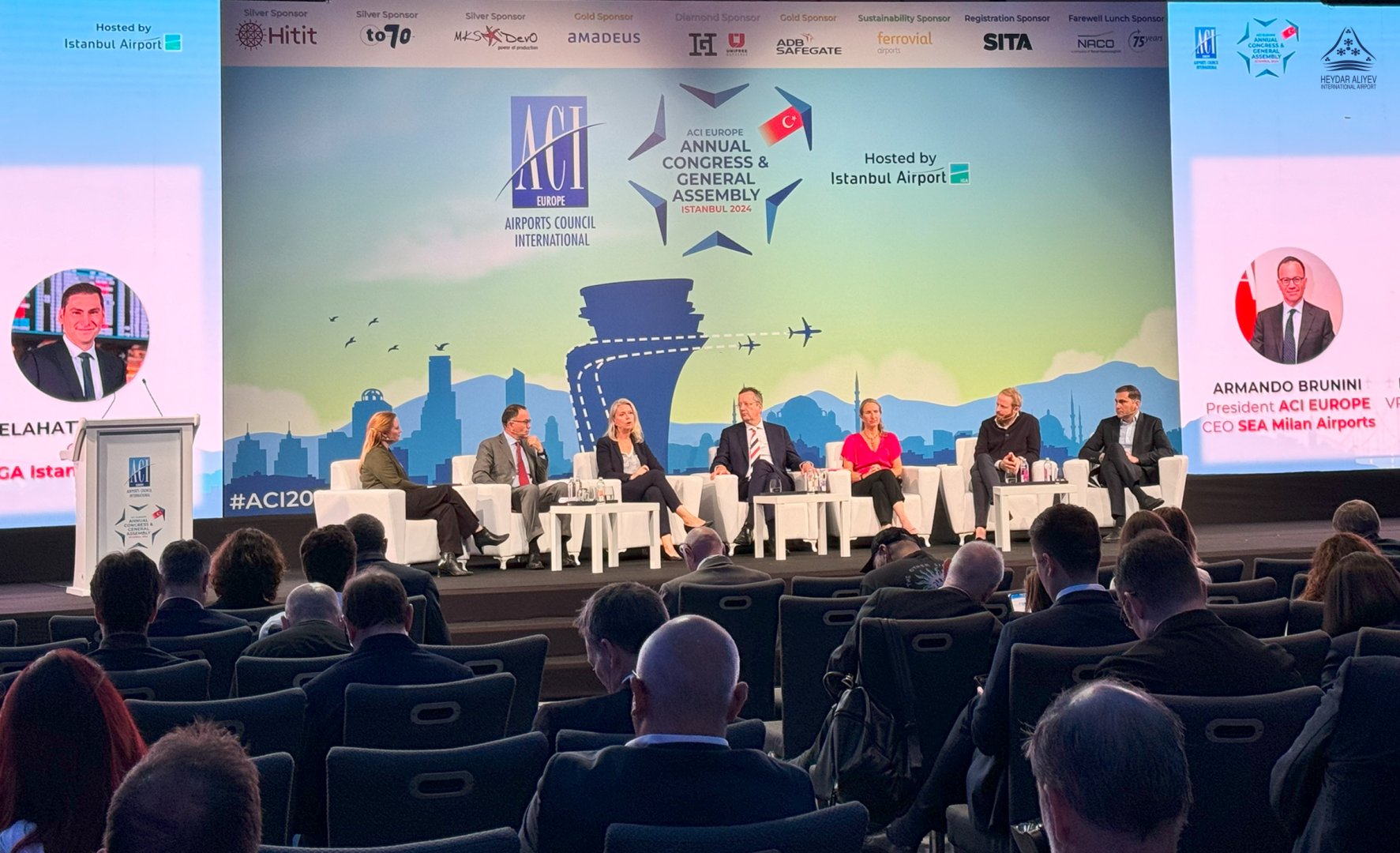Heydər Əliyev Beynəlxalq Aeroportu ACI EUROPE 2024 İllik Konqresi və Baş Assambleyasında iştirak edir (FOTO)