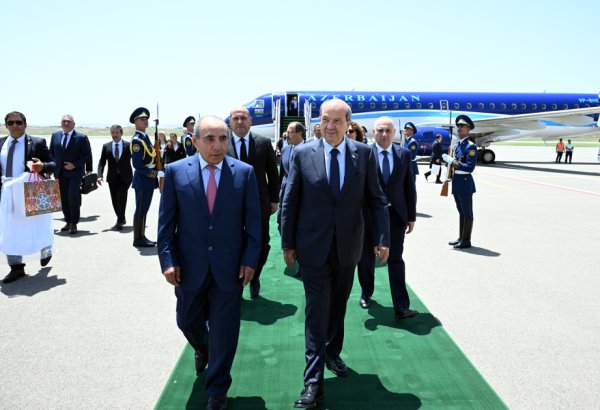 Ersin Tatar Füzuliyə gəlib (FOTO)