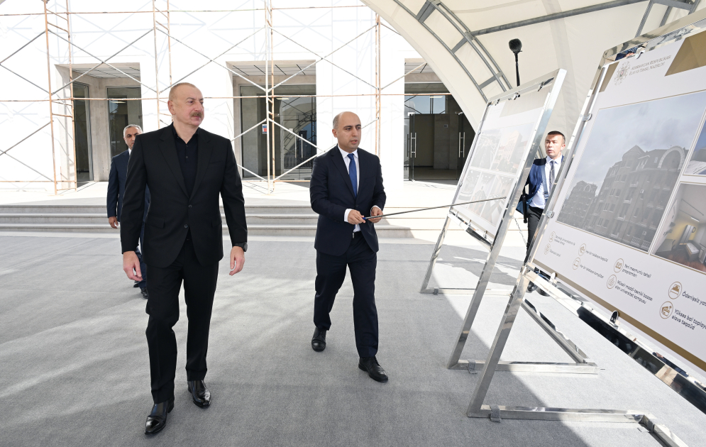 Prezident İlham Əliyev Xankəndidə Qarabağ Universitetində görülən işlərlə tanış olub (FOTO/VİDEO) (YENİLƏNİB)