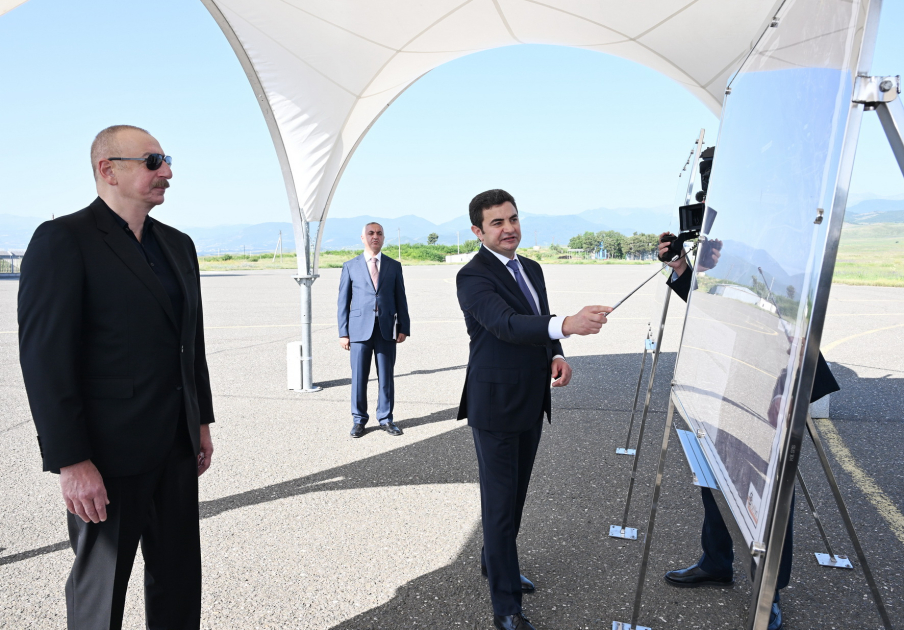 Prezident İlham Əliyev Xocalı hava limanında olub (FOTO/VİDEO) (YENİLƏNİB)