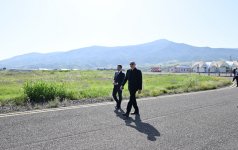 Prezident İlham Əliyev Xocalı hava limanında olub (FOTO/VİDEO) (YENİLƏNİB)