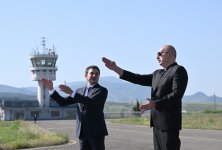 Prezident İlham Əliyev Xocalı hava limanında olub (FOTO/VİDEO) (YENİLƏNİB)