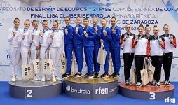 Gimnastlarımız beynəlxalq turniri üç medalla başa vurublar