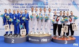 Gimnastlarımız beynəlxalq turniri üç medalla başa vurublar