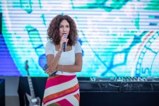 Aida Mahmudova fəaliyyətinə yenidən başlayan “YAY” qalereyasının açılışında iştirak edib (FOTO)