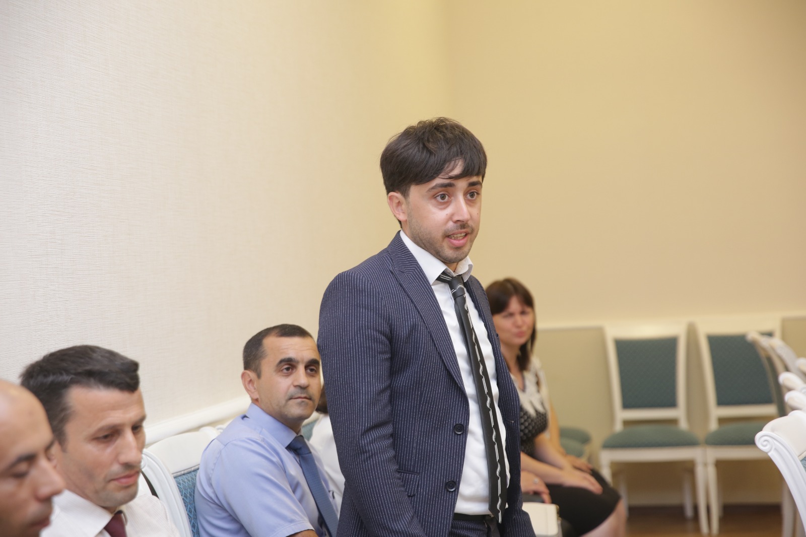 Xaçmazda test imtahanında yüksək nəticə göstərən müəllimlərlə görüş keçirilib (FOTO)