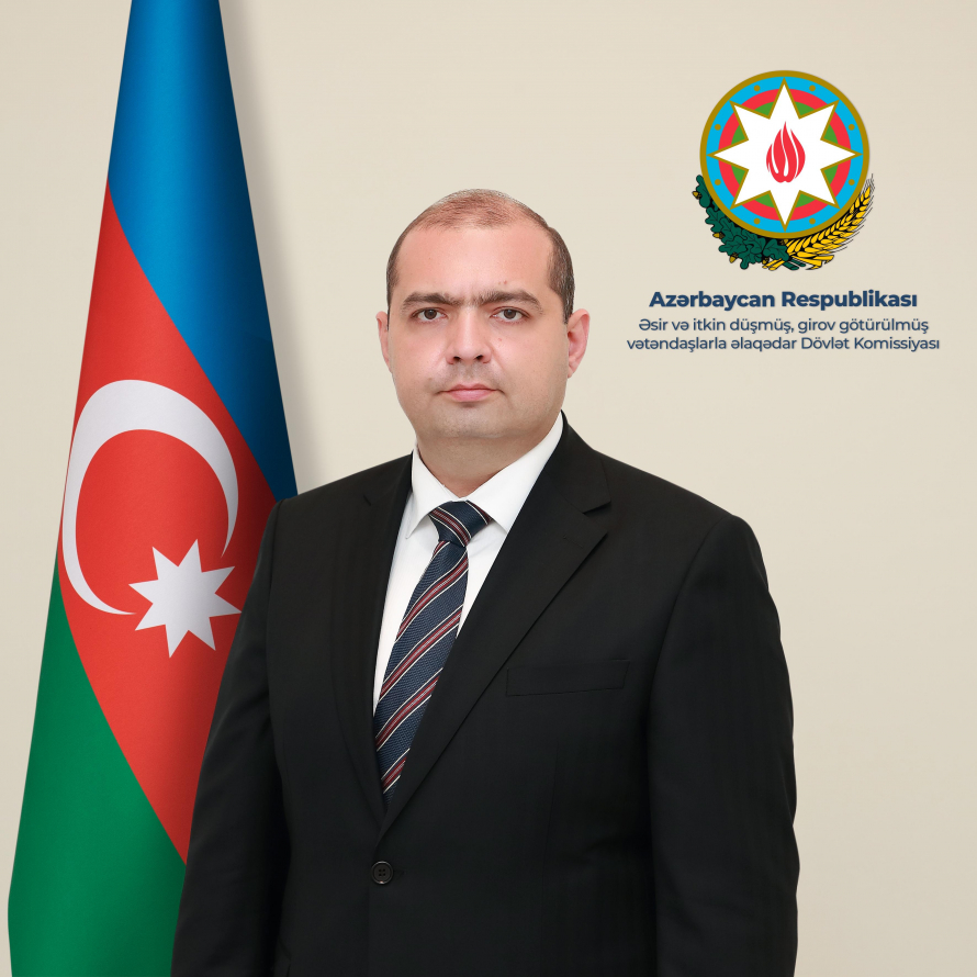 Əsir və itkin düşmüş, girov götürülmüş vətəndaşlarla əlaqədar Dövlət Komissiyasının katibi dəyişib