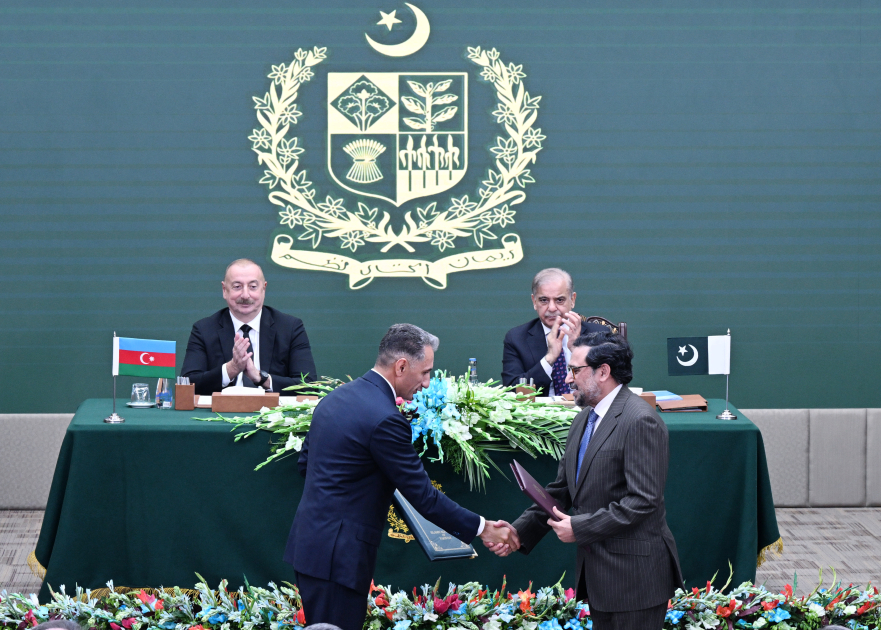 Prezident İlham Əliyevin iştirakı ilə Azərbaycan ilə Pakistan arasında imzalanmış sənədlərin mübadiləsi mərasimi olub (FOTO/VİDEO) (YENİLƏNİB)