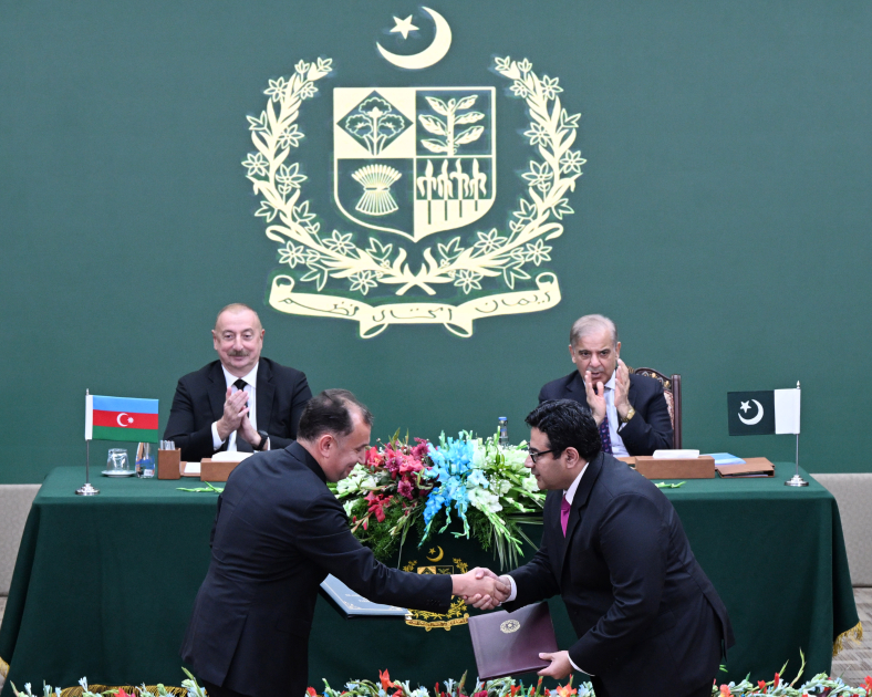 Prezident İlham Əliyevin iştirakı ilə Azərbaycan ilə Pakistan arasında imzalanmış sənədlərin mübadiləsi mərasimi olub (FOTO/VİDEO) (YENİLƏNİB)