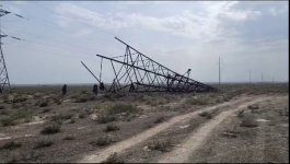 Hacıqabulda elektrik dirəklərini oğurlayan şəxs saxlanılıb (FOTO)