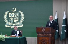 Prezident İlham Əliyev və Məhəmməd Şahbaz Şərif mətbuata bəyanatlarla çıxış ediblər (FOTO/VİDEO) (YENİLƏNİB)