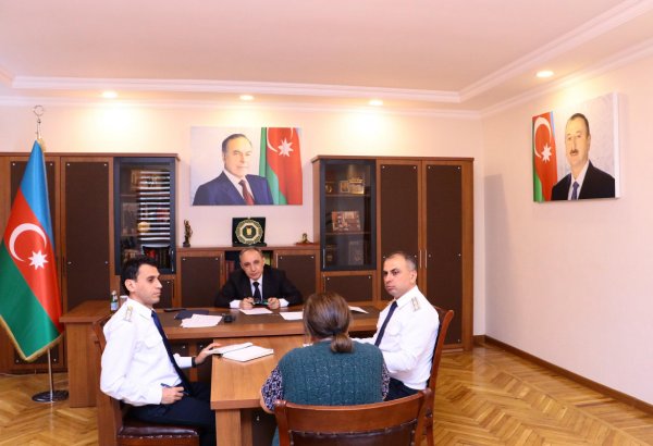Baş prokuror Daşkəsəndə vətəndaşları qəbul edib