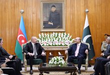 İslamabadda Prezident İlham Əliyevin Pakistan Prezidenti Asif Əli Zərdari ilə geniş tərkibdə görüşü olub (YENİLƏNİB) (FOTO/VİDEO)
