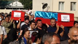 Birinci Qarabağ müharibəsində şəhid olanların nəşləri Xocavəndə göndərildi (FOTO)