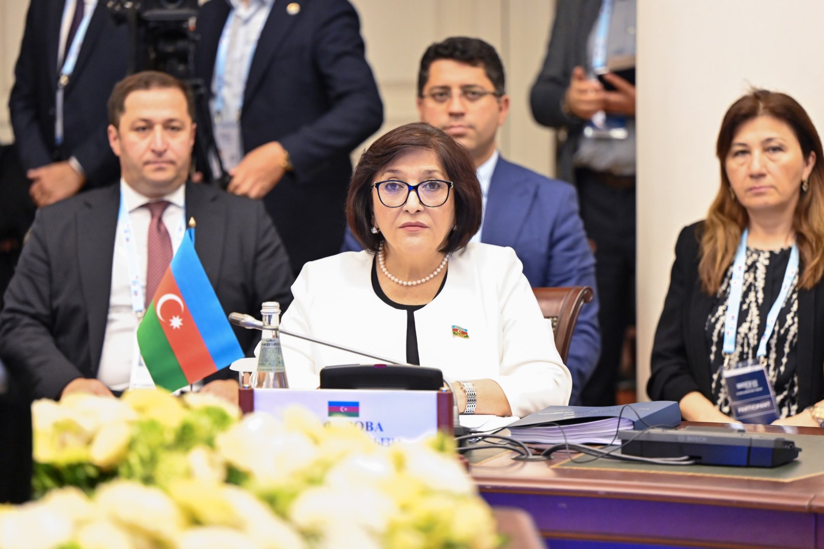Sahibə Qafarova Sankt-Peterburqda MDB PA Şurasının iclasında iştirak edib (FOTO)