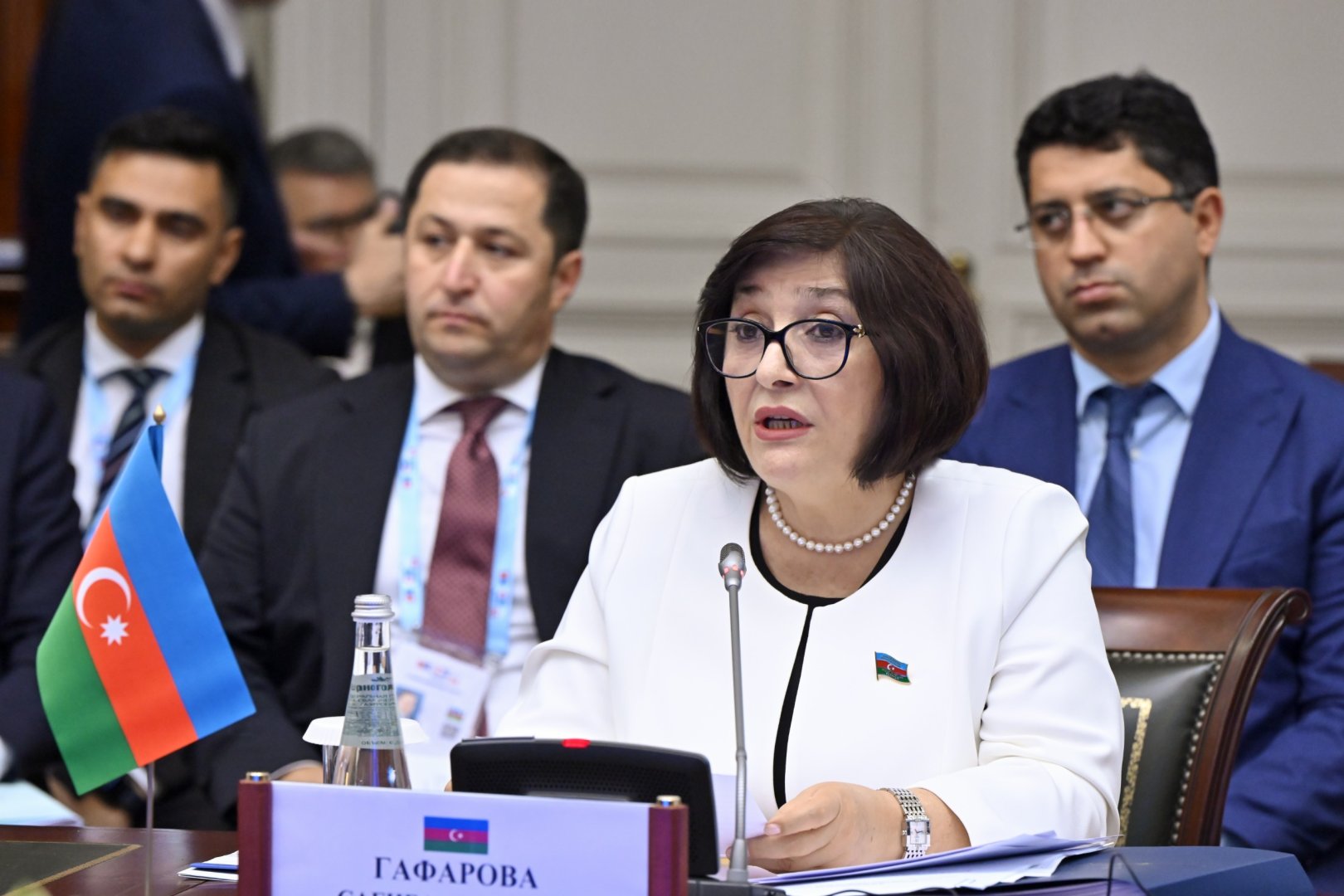 Sahibə Qafarova Sankt-Peterburqda MDB PA Şurasının iclasında iştirak edib (FOTO)