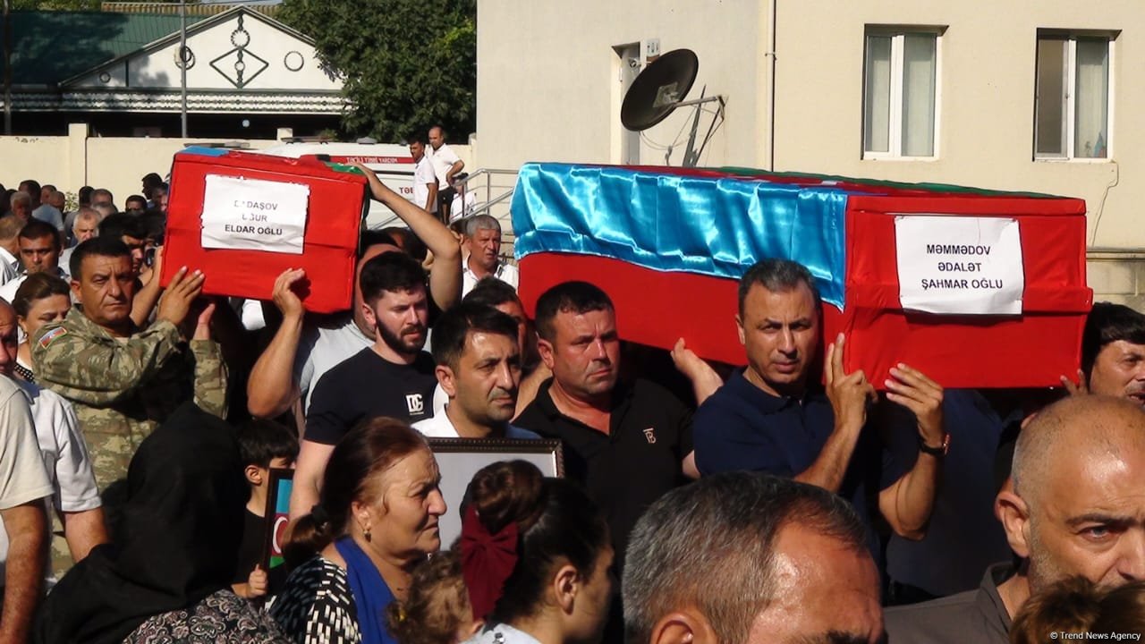 Birinci Qarabağ müharibəsində şəhid olanların nəşləri Xocavəndə göndərildi (FOTO)