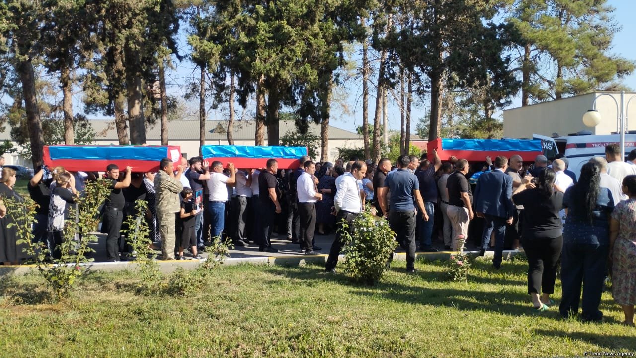 Birinci Qarabağ müharibəsində şəhid olanların nəşləri Xocavəndə göndərildi (FOTO)
