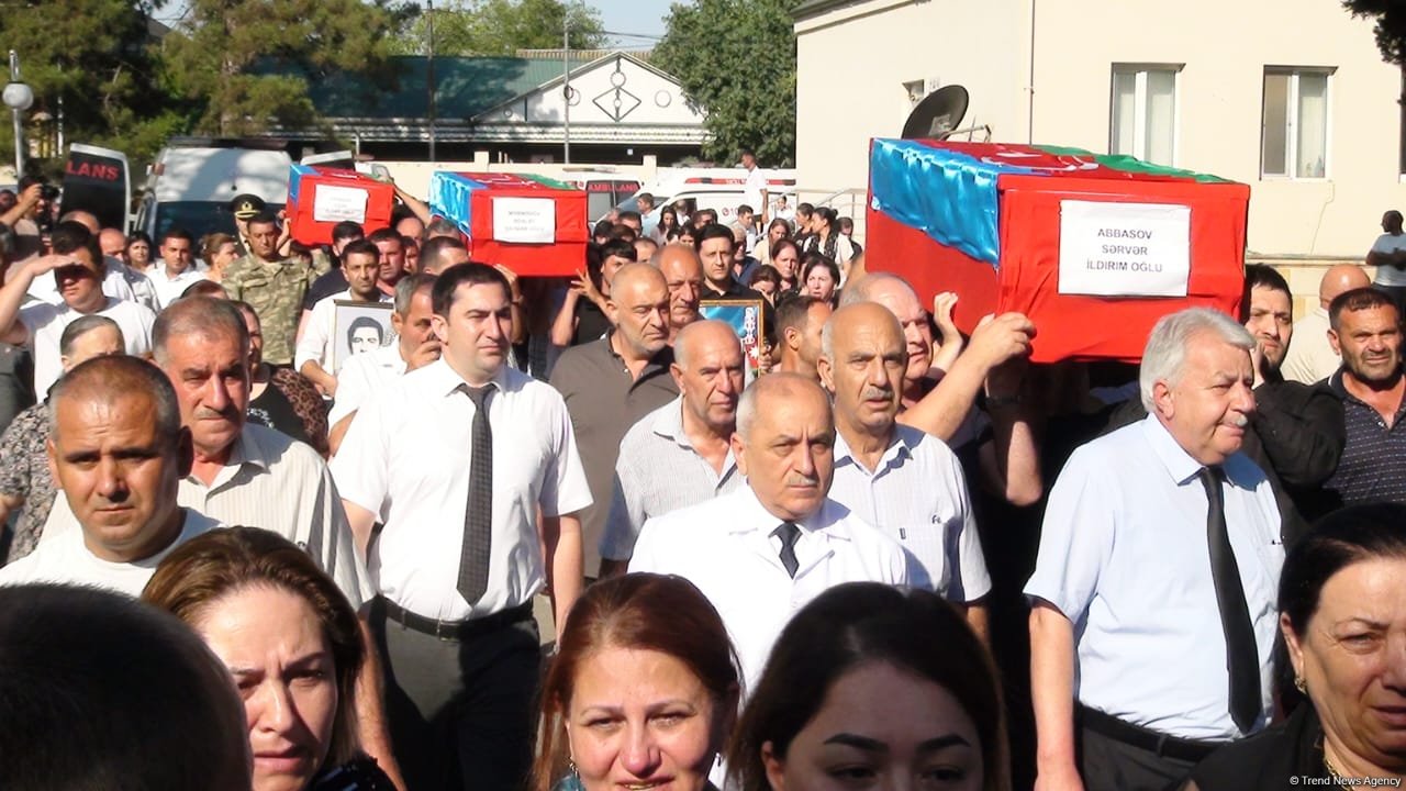 Birinci Qarabağ müharibəsində şəhid olanların nəşləri Xocavəndə göndərildi (FOTO)