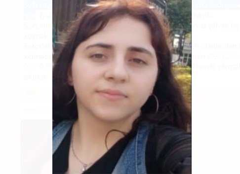 Şəkidə 18 yaşlı qız itkin düşüb