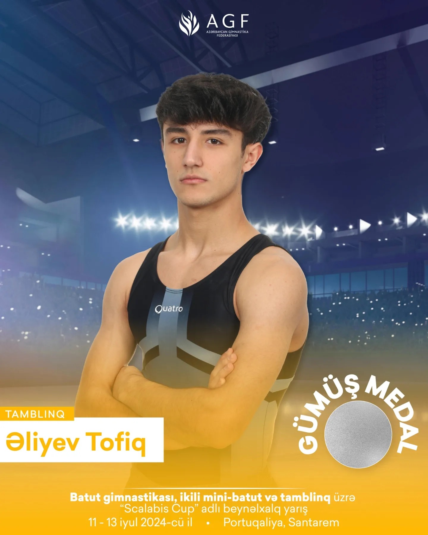 Gimnastlarımız Portuqaliyada 8 medal qazanıblar (FOTO)