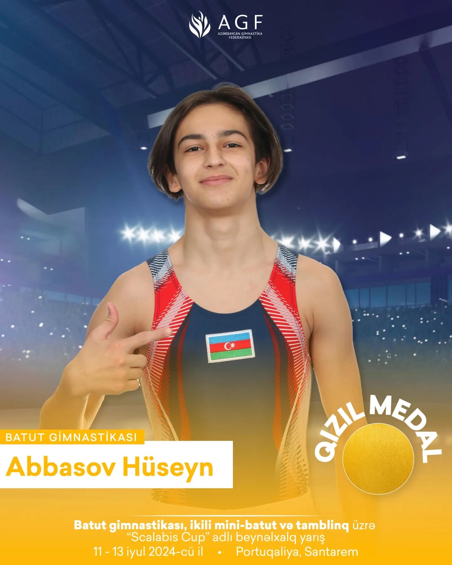 Gimnastlarımız Portuqaliyada 8 medal qazanıblar (FOTO)