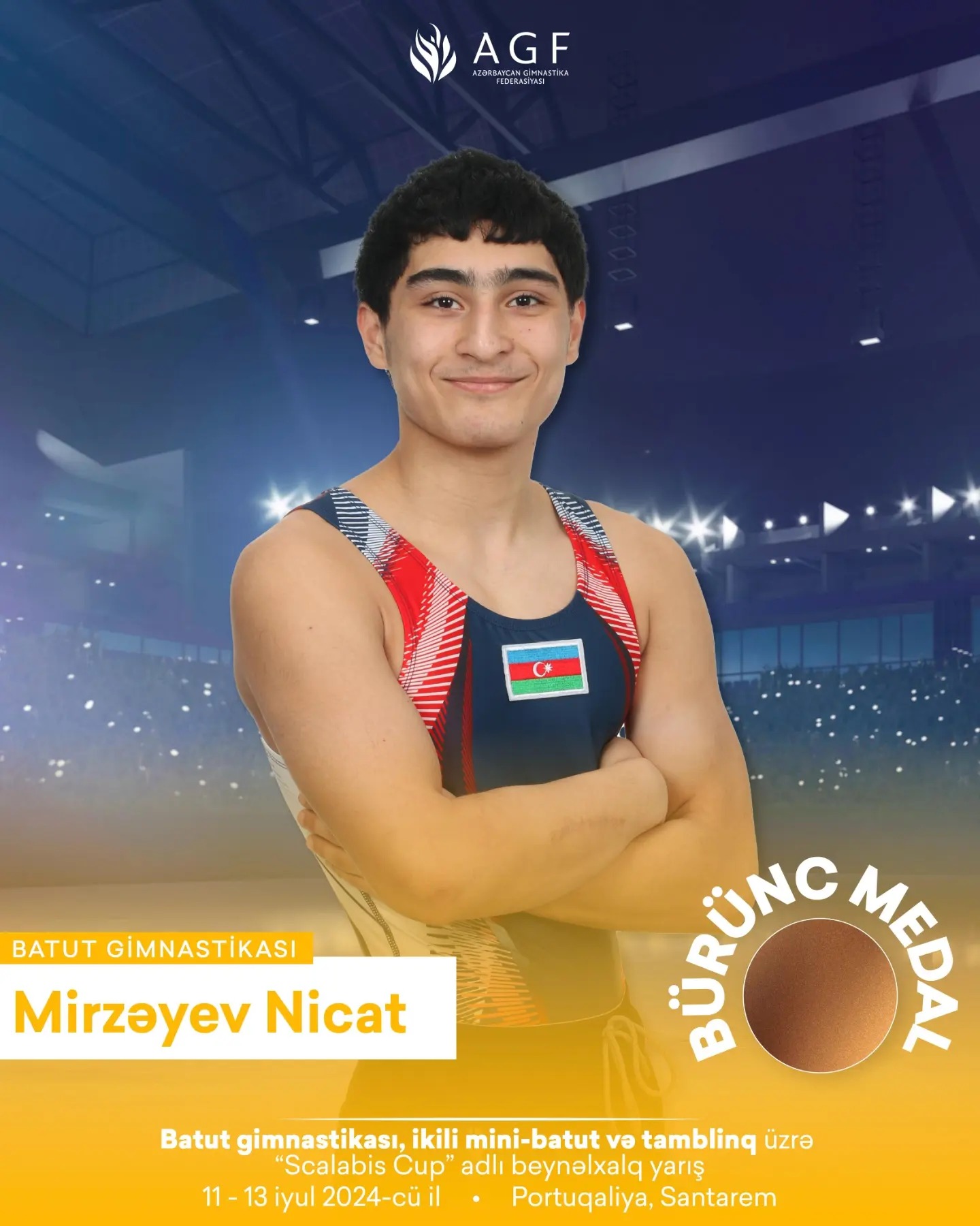 Gimnastlarımız Portuqaliyada 8 medal qazanıblar (FOTO)