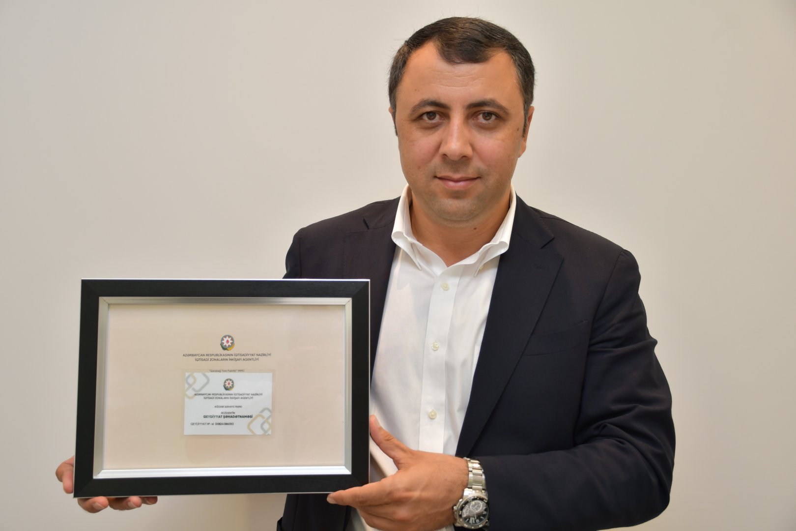 Daha bir MMC-yə Ağdam Sənaye Parkının rezidenti statusu verilib