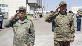Zakir Həsənov Qazaxıstana getdi (FOTO)