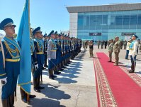Zakir Həsənov Qazaxıstana getdi (FOTO)