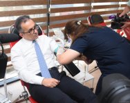 Azərbaycan İlahiyyat İnstitutunda qanvermə aksiyası keçirilib (FOTO)