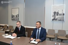 Ceyhun Bayramov Beynəlxalq Miqrasiya Təşkilatının missiya rəhbəri ilə görüşdü (FOTO)