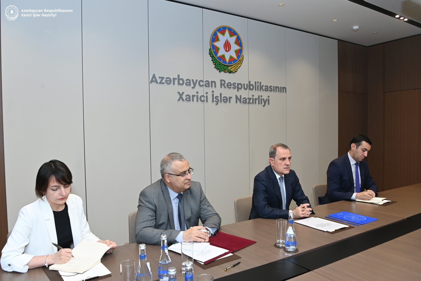 Ceyhun Bayramov Beynəlxalq Miqrasiya Təşkilatının missiya rəhbəri ilə görüşdü (FOTO)