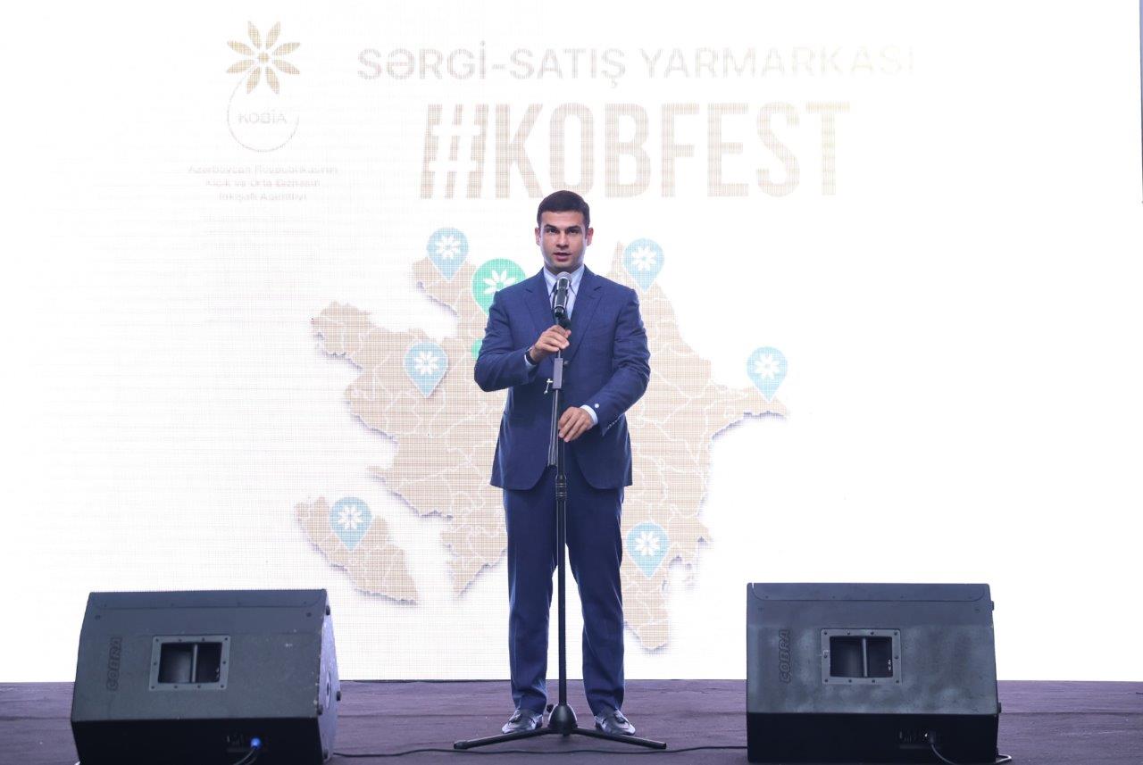 Şəkidə keçirilən “KOB FEST” sərgi-satış yarmarkasında 70-dən çox KOB subyektinin məhsul və xidmətləri sərgilənir (FOTO)
