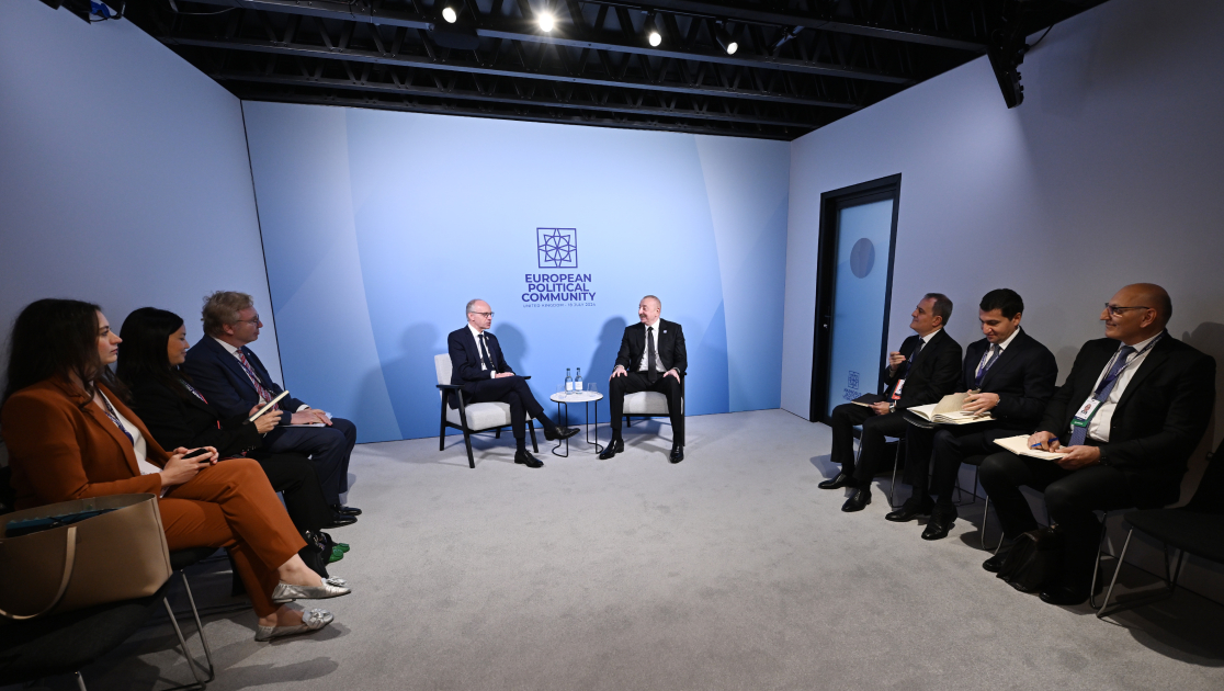 Prezident İlham Əliyev Oksfordda Lüksemburqun Baş naziri Lyuk Friden ilə görüşüb (FOTO/VİDEO) (YENİLƏNİB)