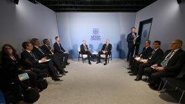 Prezident İlham Əliyev Oksfordda Almaniya Kansleri Olaf Şolts ilə görüşüb (FOTO/VİDEO) (YENİLƏNİB)