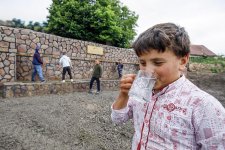 “AzerGold” QSC tərəfindən ucqar Çovdar kəndində içməli su təminatı yaxşılaşdırılıb (FOTO)