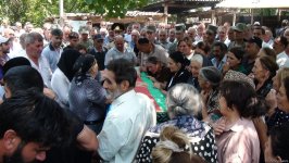 Birinci Qarabağ müharibəsi şəhidi dəfn edildi (YENİLƏNİB) (FOTO)