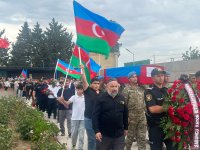 Birinci Qarabağ müharibəsi şəhidi Aydın Qurbanov dəfn edildi (FOTO) (YENİLƏNİB)