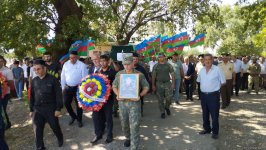 Birinci Qarabağ müharibəsi şəhidi dəfn edildi (YENİLƏNİB) (FOTO)