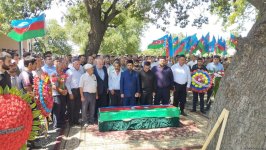 Birinci Qarabağ müharibəsi şəhidi dəfn edildi (YENİLƏNİB) (FOTO)