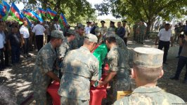 Birinci Qarabağ müharibəsi şəhidi dəfn edildi (YENİLƏNİB) (FOTO)