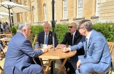 Prezident İlham Əliyev Macarıstanın Baş naziri Viktor Orban ilə söhbət edib (FOTO/VİDEO)