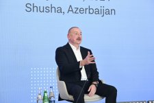 Prezident İlham Əliyev Şuşada 2-ci Qlobal Media Forumunda çıxış edib (FOTO/VİDEO) (YENİLƏNİB-2)
