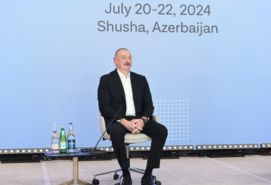 Prezident İlham Əliyev: Azərbaycan qazının Avropaya nəqlini iki dəfə artırmaq bizim hədəfimizdir