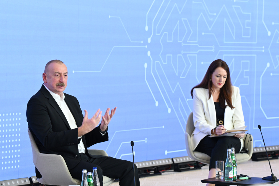 Prezident İlham Əliyev Şuşada 2-ci Qlobal Media Forumunda çıxış edib (FOTO/VİDEO) (YENİLƏNİB-2)